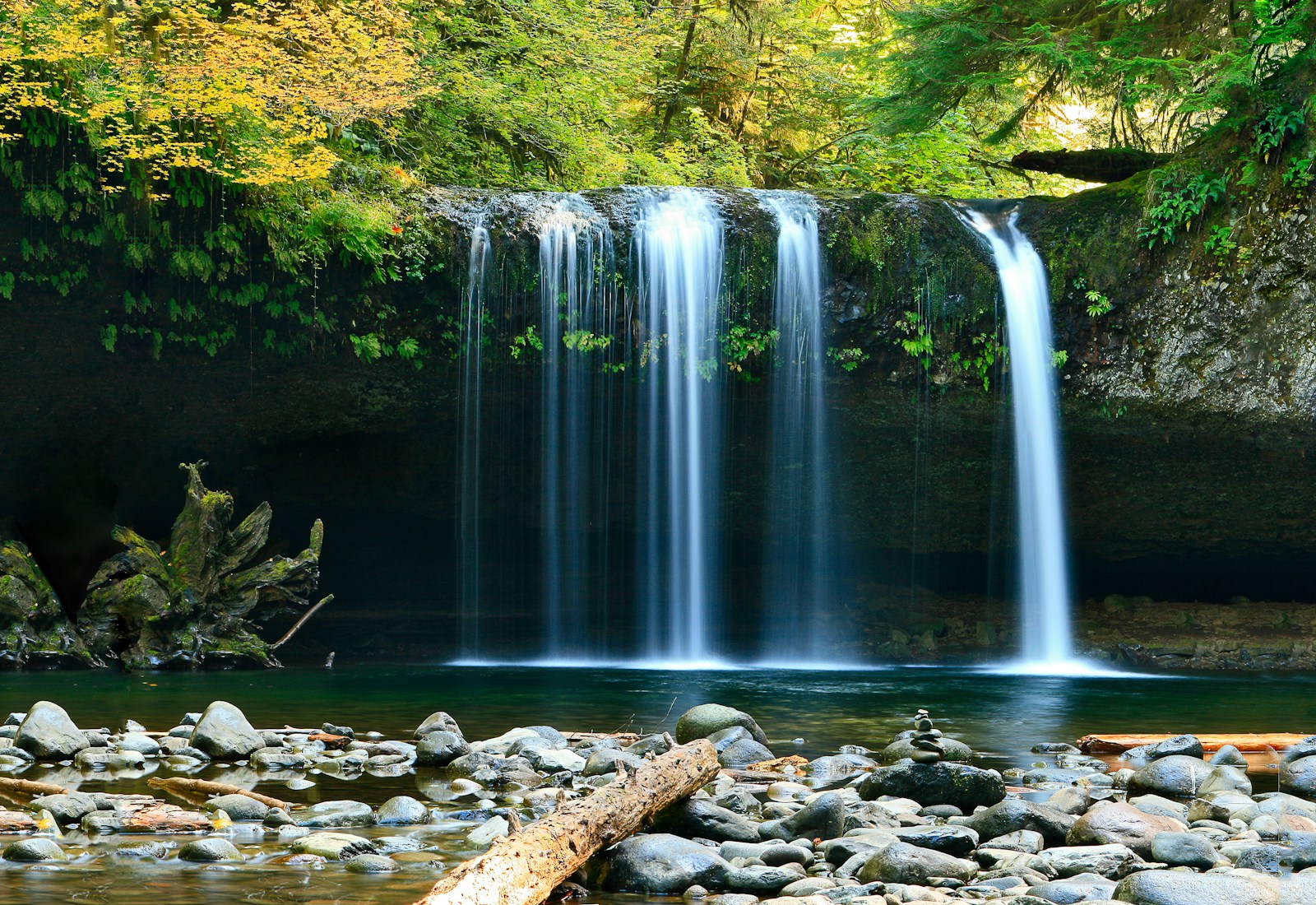 Waterfalls and rivers